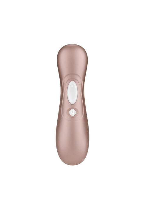 Satisfyer Pro 2+ Air Pulse Stiumulator + Vibration - Rose Gold - vedere laterala