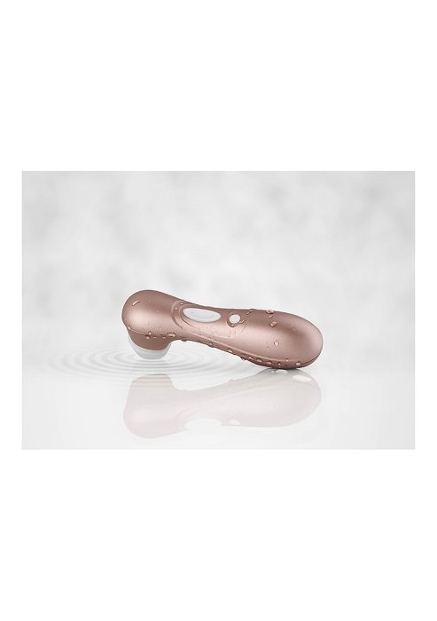 Satisfyer Pro 2+ Air Pulse Stiumulator + Vibration - Rose Gold - dimensiuni complete