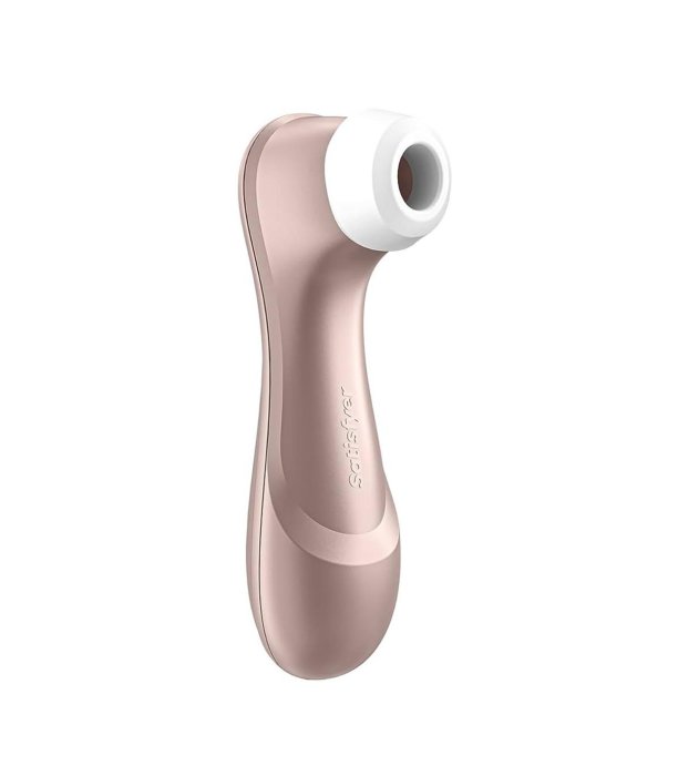 Satisfyer Pro 2+ Air Pulse Stiumulator + Vibration - Rose Gold - detaliu design
