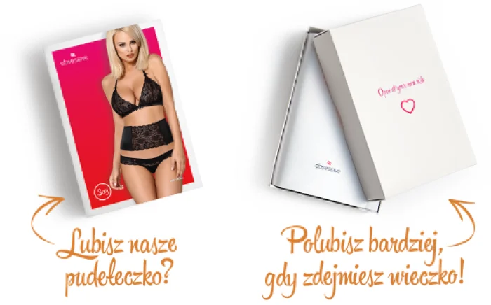 Set Lenjerie Intima Obsessive 846 - Negru