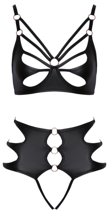 Set Lenjerie Intima Cottelli Lingerie - Negru