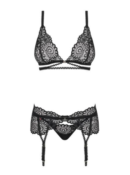 Set Lenjerie Intima Mixty Obsessive - Negru