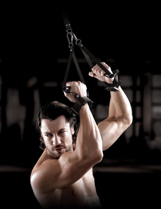 Set catuse piele Sir Richard's Pipedream Command Suspension- negre
