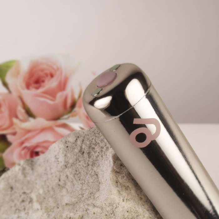 Vibrator RO 90, Rocks-Off, Glont Reincarcabil USB, Golden Rose, 16 Vibratii