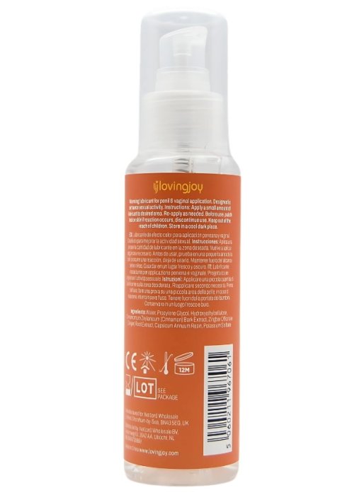 Lubrifiant Intim cu Incalzire, Loving Joy Warming, 100ml