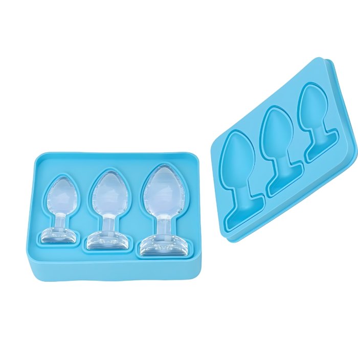 Cadou distractiv ​Forma silicon Butt Plug Ice Cube