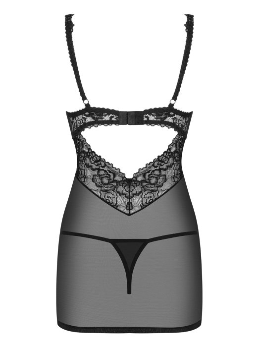 Set Neglije si Bikini  Helena Obsessive - Negru