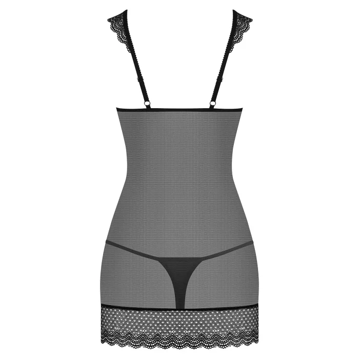 Set Lenjerie si bikini Transparenti Obsessive 857 -Negru