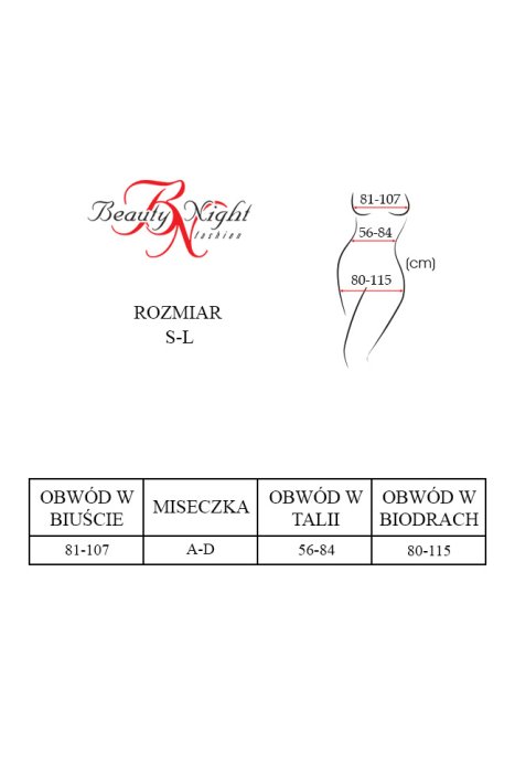 Rochie Plasa Brenda Beauty Night - Negru