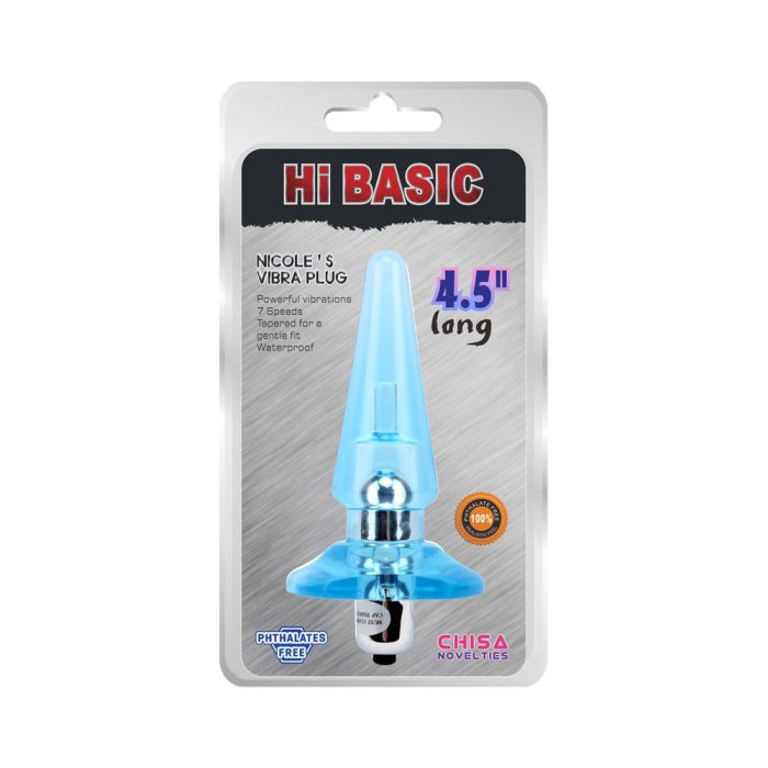 Plug Anal Sassy Bleu, Silicon#