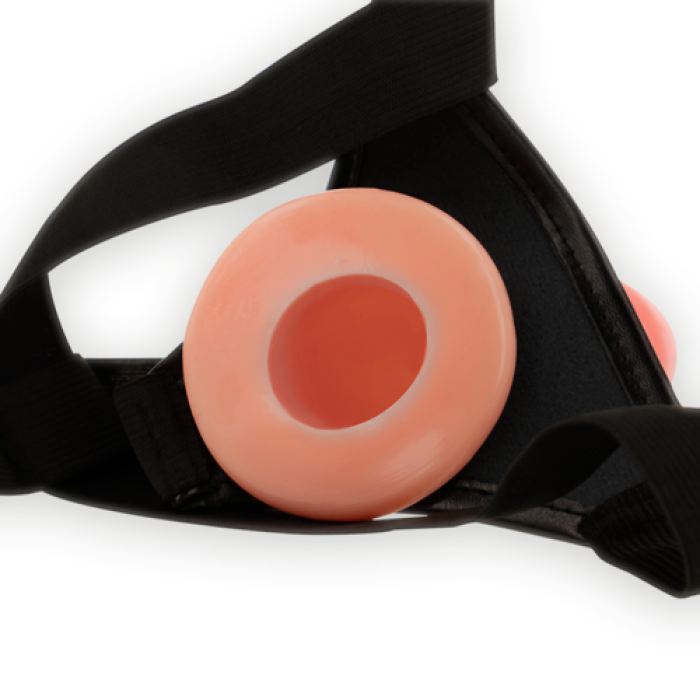 Strapon Barbati Intense, Harness, TPR, 18 cm