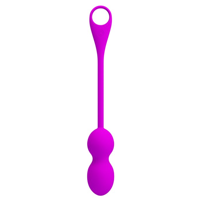 Bile Vaginale cu Telecomanda din Telefon, Elvira - Purple