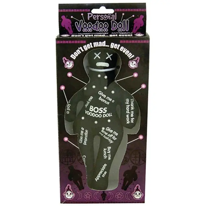 Papusa Boss Voodoo Doll, neagra