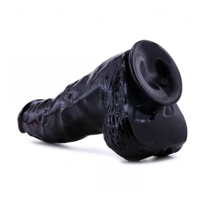 Dildo XXL, Icon Brands "Big Black Giant" 25 cm - Negru