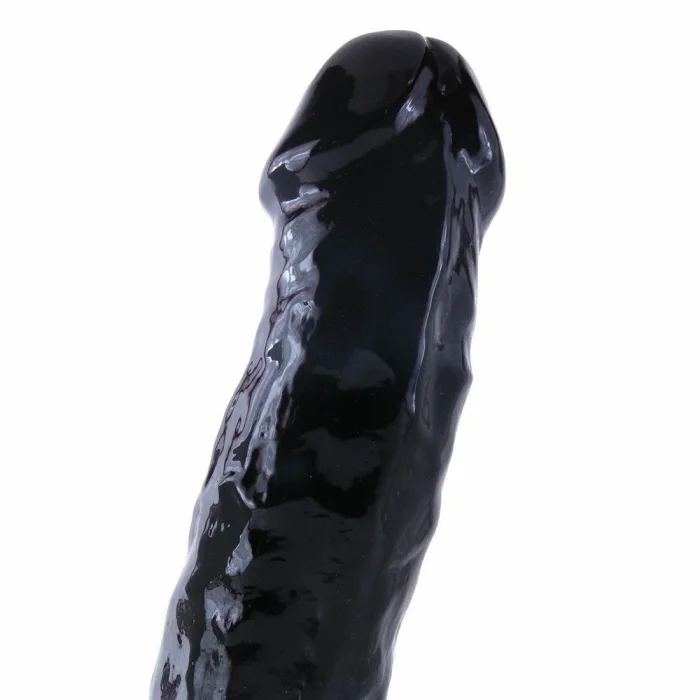 Dildo XXL, Icon Brands "Falcon Big Black Cock Twizted" 30,5 cm - Negru