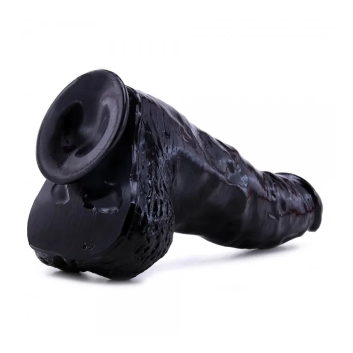 Dildo XXL, Icon Brands "Big Black Giant" 25 cm - Negru