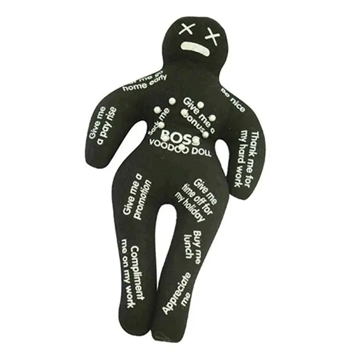 Papusa Boss Voodoo Doll, neagra