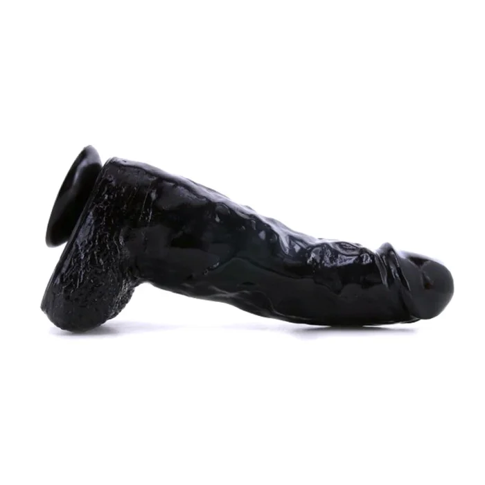 Dildo XXL, Icon Brands "Big Black Giant" 25 cm - Negru