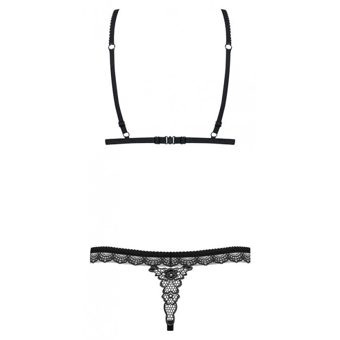Set Lenjerie Intima Obsessive Jaylen - Negru