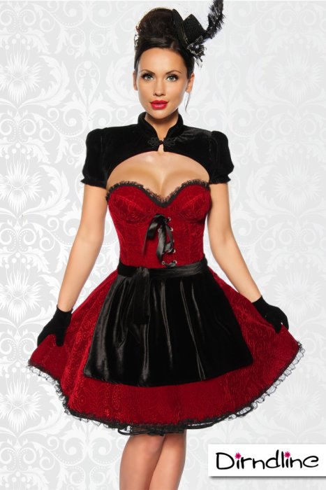 Oktoberfest Costum Saresia - Rosu