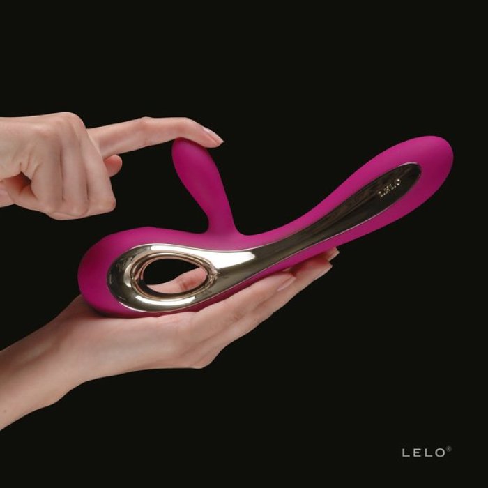 Vibrator LELO »Insignia Soraya« 22 cm - Roz - vedere frontala