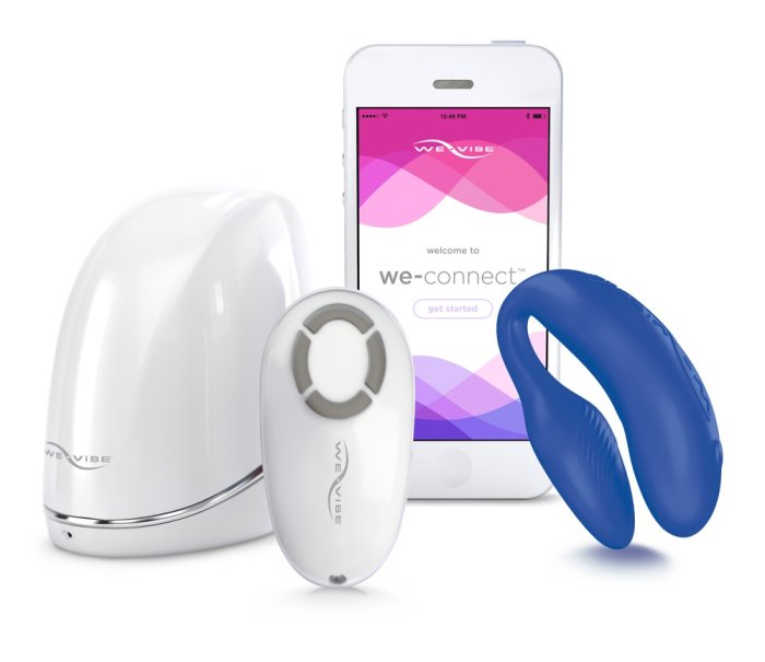 WE VIBE 4 Plus Blue Saphire Smartphone APP Ready - vedere frontala