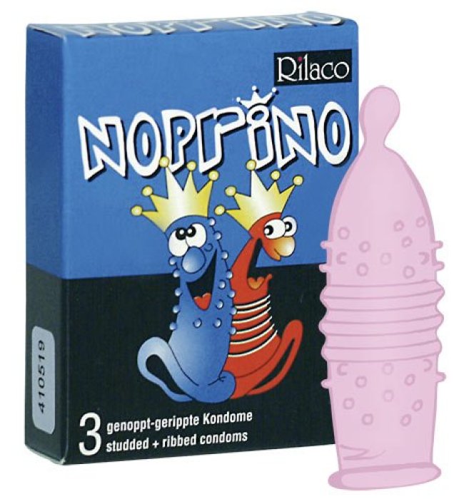 Prezervative Rilaco Noprino 3 buc. - culoare si material