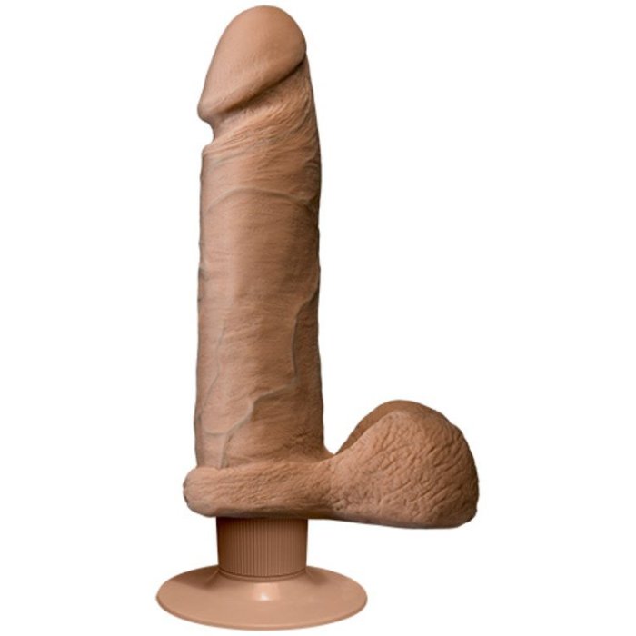 Vibrator Ultra Realistic UR3 Vibrating Cock - 8 Brown - vedere frontala