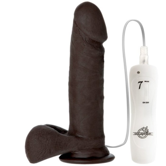 Vibrator Ultra Realistic 3.0 Vibrating Cock - 6 Black - detaliu design