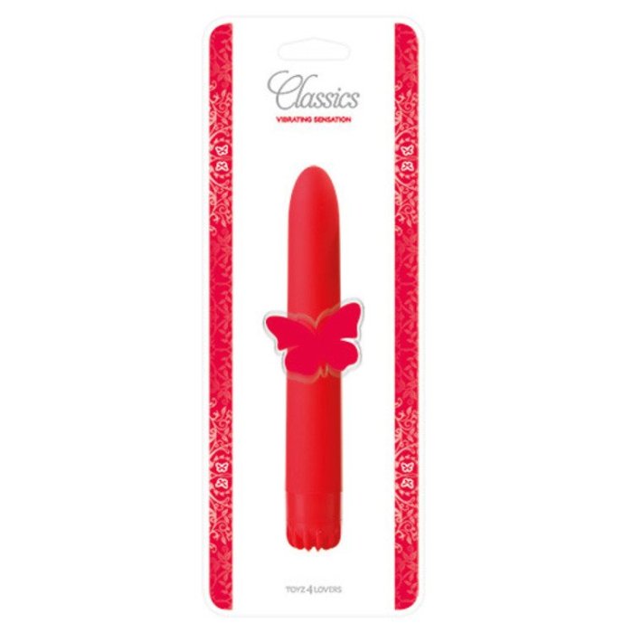 Vibrator Classics Red Medium - detaliu design