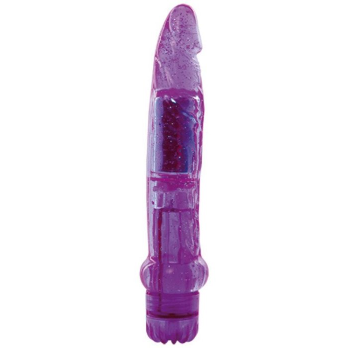 Vibrator Jammy Jelly Dazzly Glitter Purple#