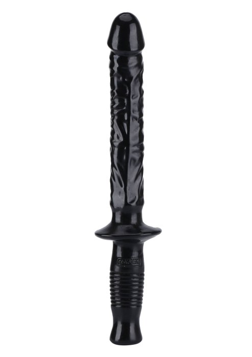 Dildo Realistic Negru model sabie, Get Real, Dong The Manhandler, dildo XXL 38 cm