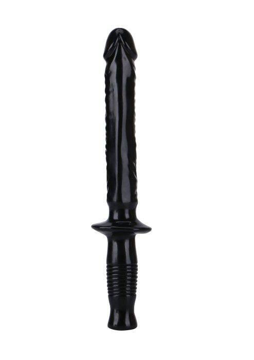 Dildo Realistic Negru model sabie, Get Real, Dong The Manhandler, dildo XXL 38 cm