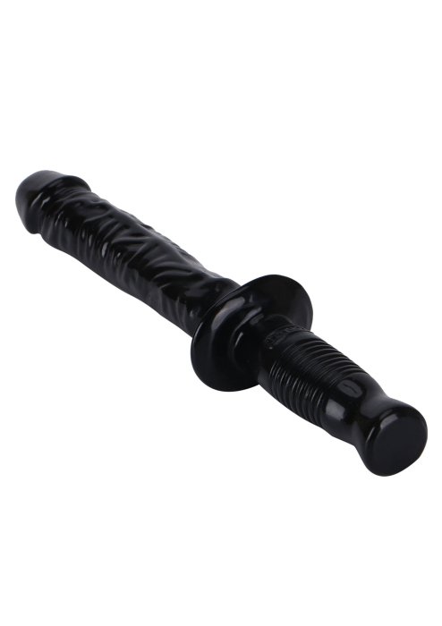Dildo Realistic Negru model sabie, Get Real, Dong The Manhandler, dildo XXL 38 cm