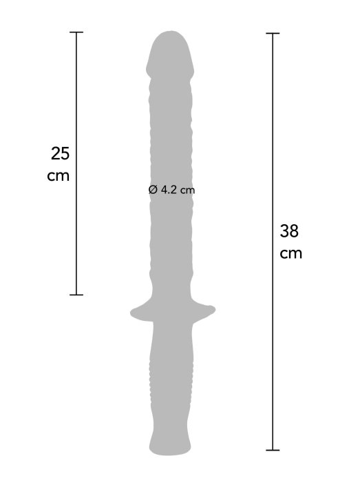 Dildo Realistic Natur model sabie, Get Real, Dong The Manhandler, dildo XXL 38 cm