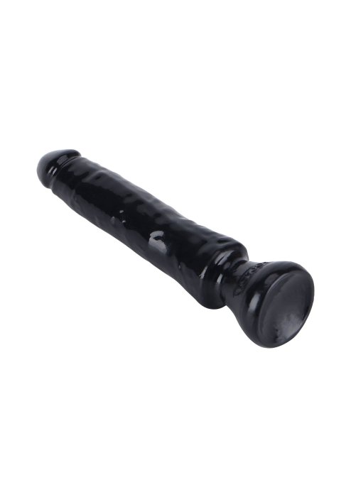Dildo Negru Toy Joy, Dong Starter, TPE, 16 cm
