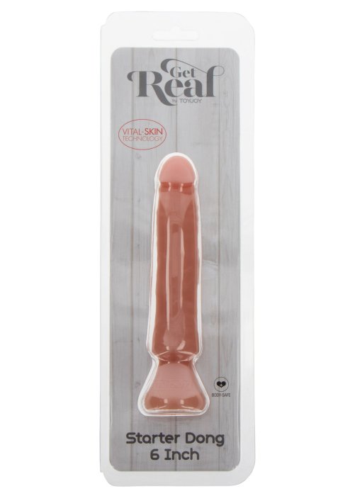 Dildo Natural Toy Joy, Dong Starter, TPE, 16 cm - culoare si material