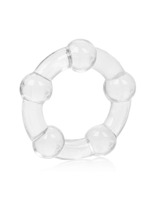 Set 3 inele penis, CalExotics, Island Rings, transparente