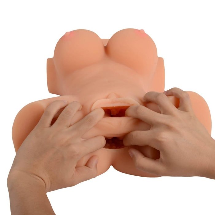 Papusa Femeie silicon 3D, Busty Lady Half Body Sex Doll, 5,9 Kg