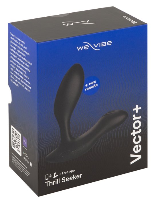 Vibrator We-Vibe »Vector+« 10,9 cm - Negru