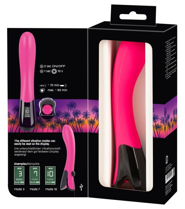 Vibrator pentru punctul G cu afisaj digital, You2Toys, Incarcare USB, 10 Vibratii