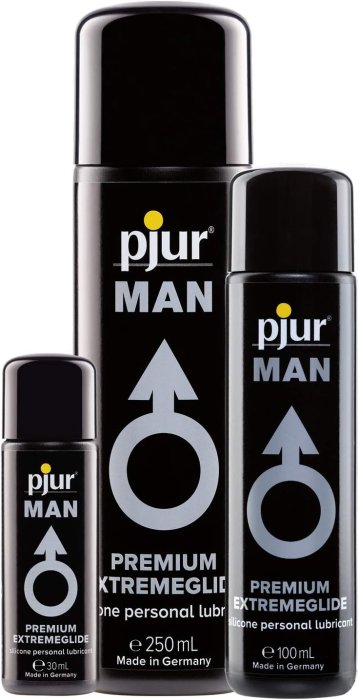 Lubrifiant siliconic Pjur Man Extremglide, pentru barbati, fara miros, rezistent la apa, 150ml