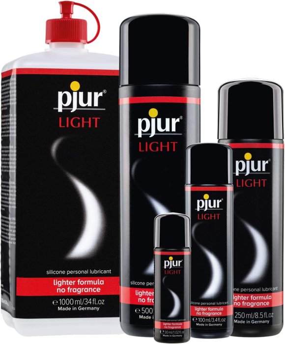 Lubrifiant pe baza de silicon Pjur Light, fara parfum, 100 ml