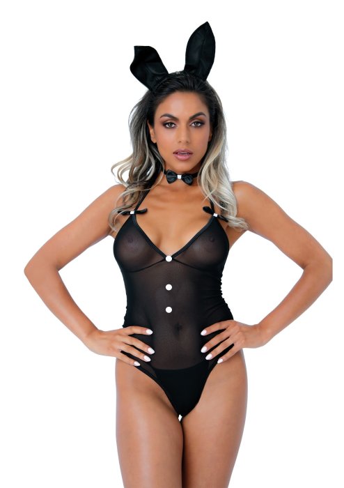 Costumatie iepuras "Tuxedo Bunny Roleplay Set", Daring Intimates, S-L