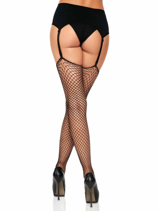 Ciorapi Plasa Gem Industrial Net Leg Avenue - Negru