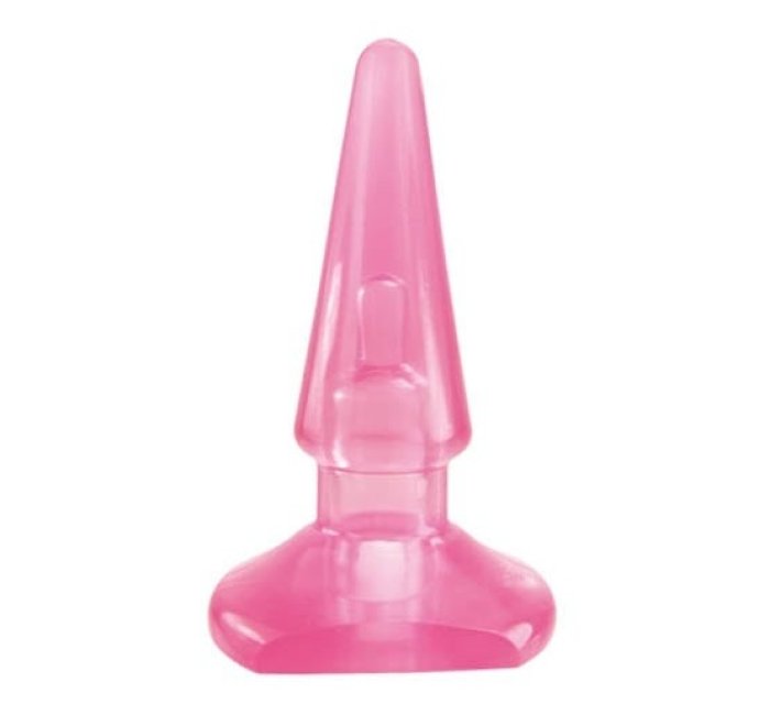 Dop anal Charmly Slim Butt Plug, 9 cm, Roz
