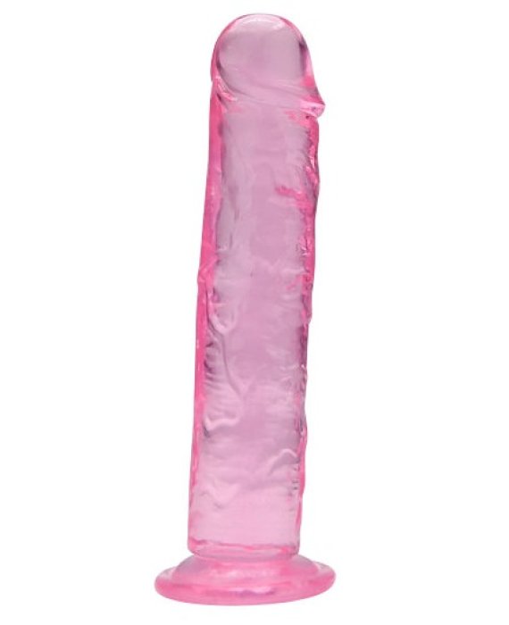 Dildo Loving Joy, cu ventuza, roz, 16 cm