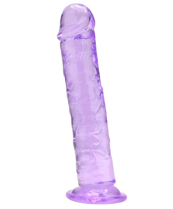 Dildo Loving Joy, cu ventuza, violet, 19 cm