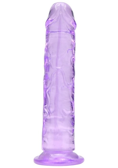 Dildo Loving Joy, cu ventuza, violet, 19 cm