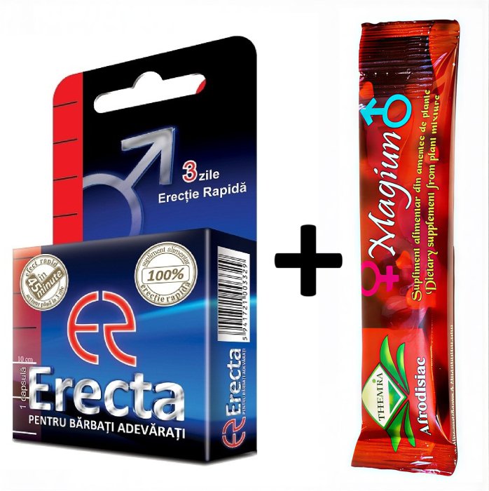 Pachet 1 Erecta + 1 Magiun Afrodisiac Themra